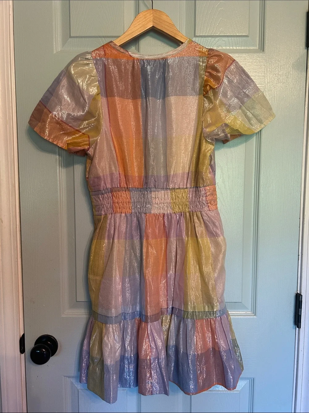Anthropologie The Somerset Mini Dress: Metallic Edition